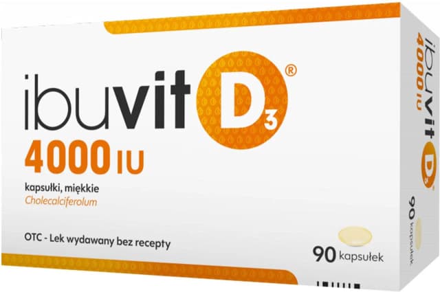 Ibuvit D3 4000 – lek czy suplement? Wszystko, co musisz wiedzieć o składzie i działaniu